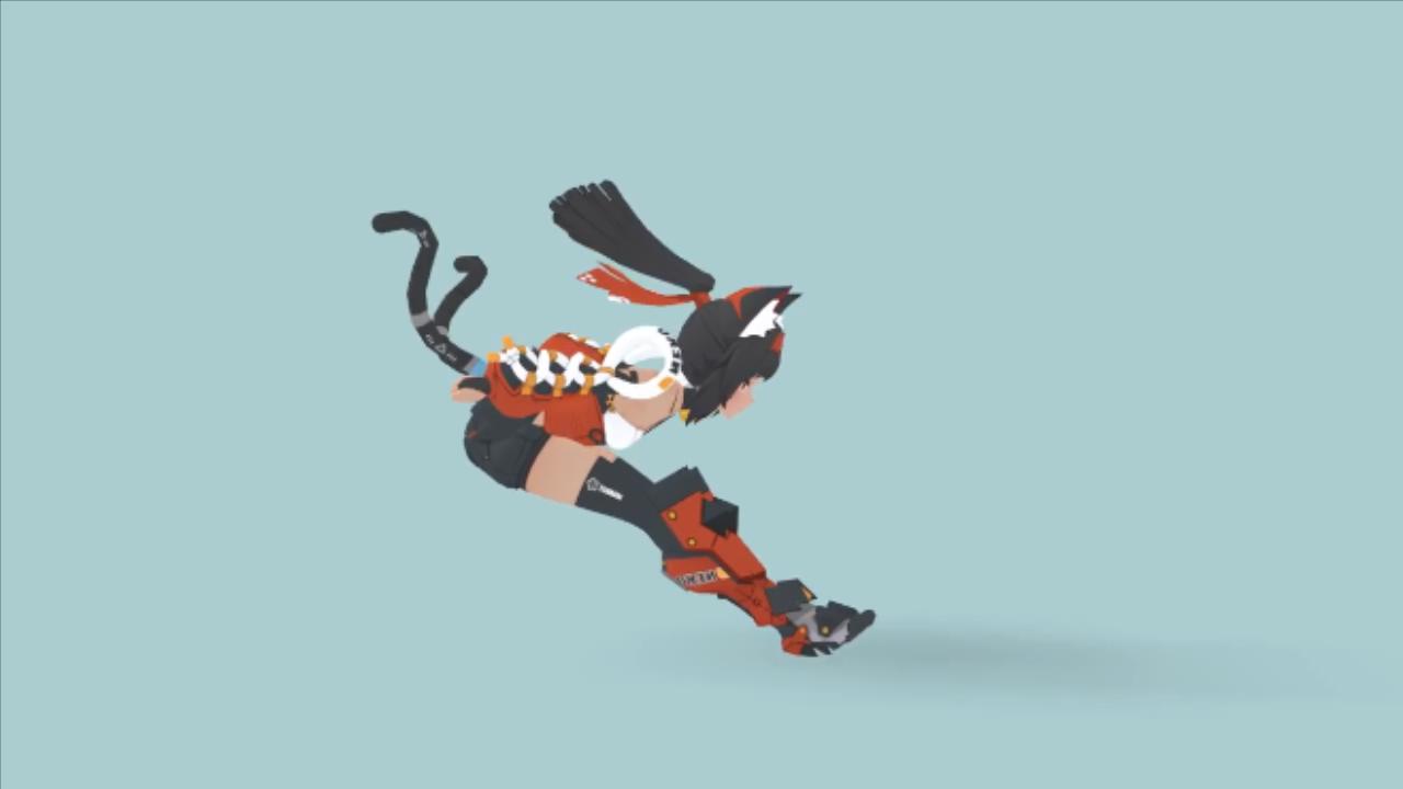 猫女茜莉_冲刺急停