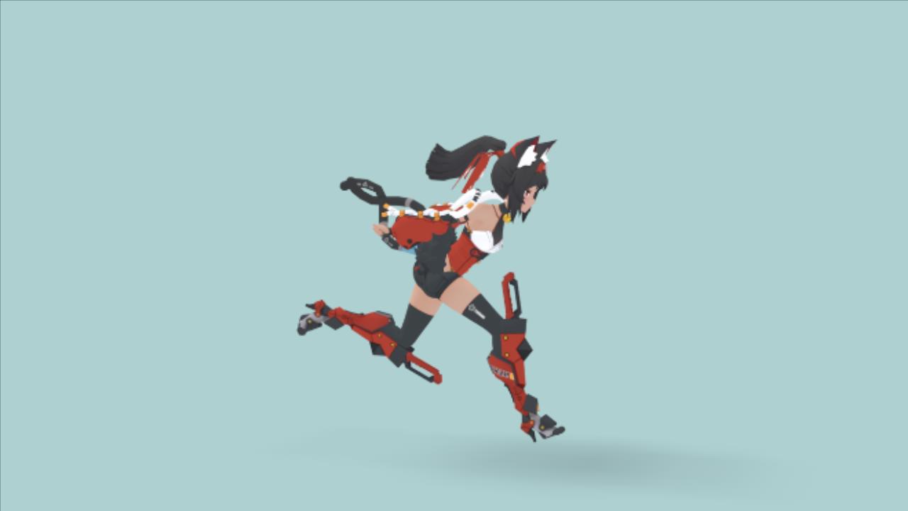猫女茜莉_疾跑带位移
