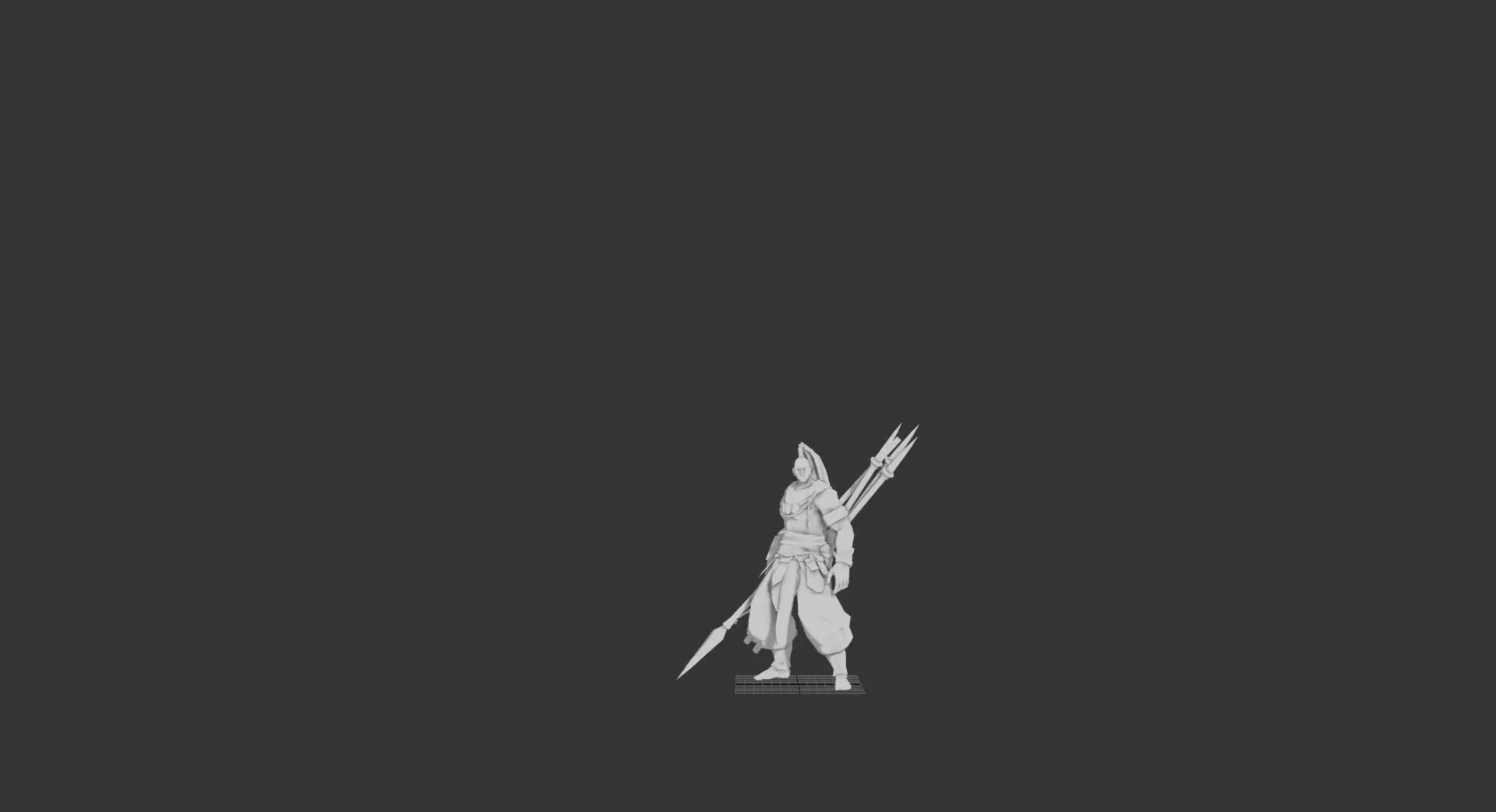 禅戟_带戟跃起下劈