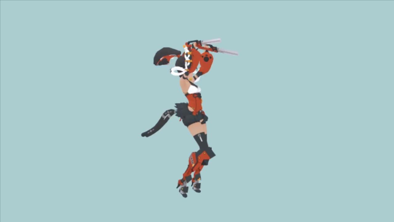 猫女茜莉_战斗状态冲刺急停