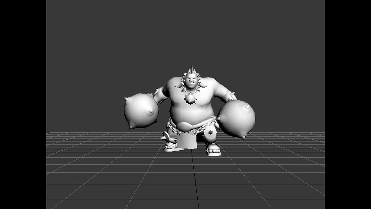 双锤勇士_右部受击